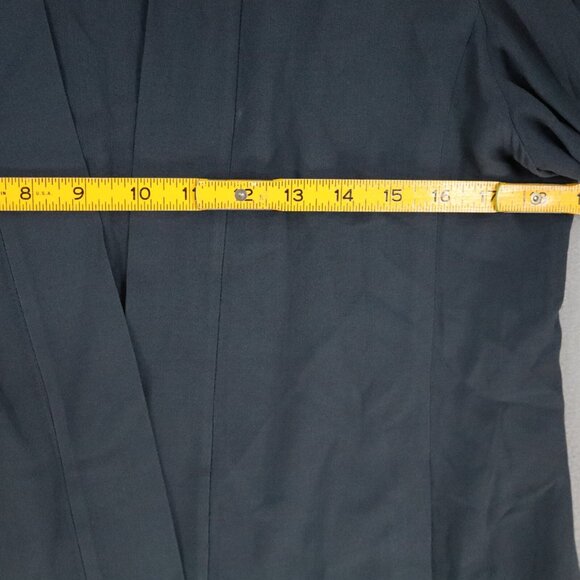 Elieen‎ Fisher Women's Open Front Cardigan 100% Silk Charcoal Gray Size S/P - Picture 8 of 9